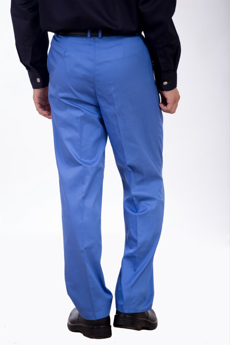 春夏工作裤男款 耐磨耐脏工作服裤子工地机修工装裤汽修劳保裤 藏兰色