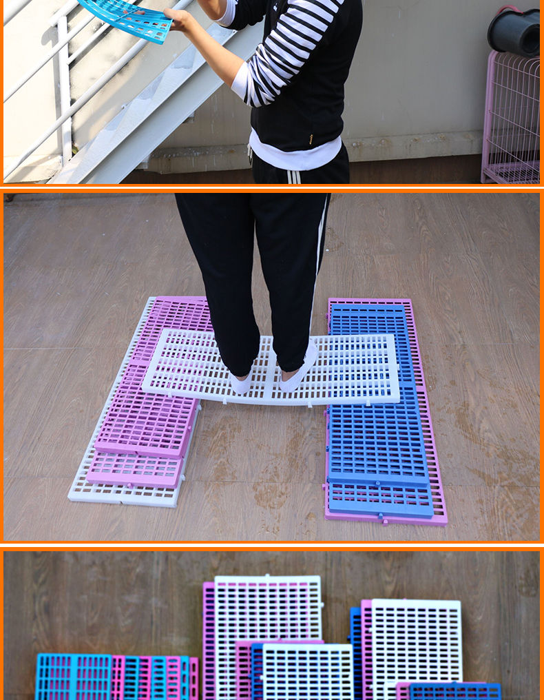 狗笼脚垫板网格垫宠物狗笼子塑料狗垫板兔子脚踏板兔笼底网防啃咬加厚