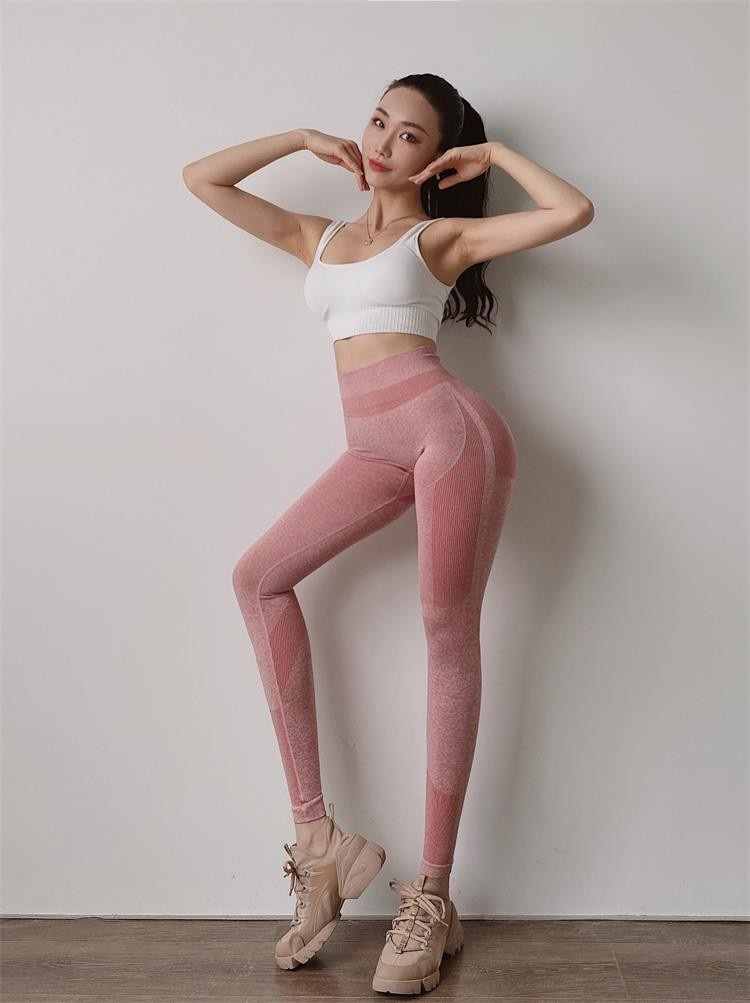 阿尔皮纳袋鼠(lalpina )高腰蜜桃提臀瑜伽裤弹力紧身速干健身裤女外