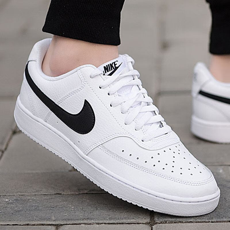 耐克休闲运动跑步鞋子空军一号经典白低帮小白鞋男女情侣复古板鞋