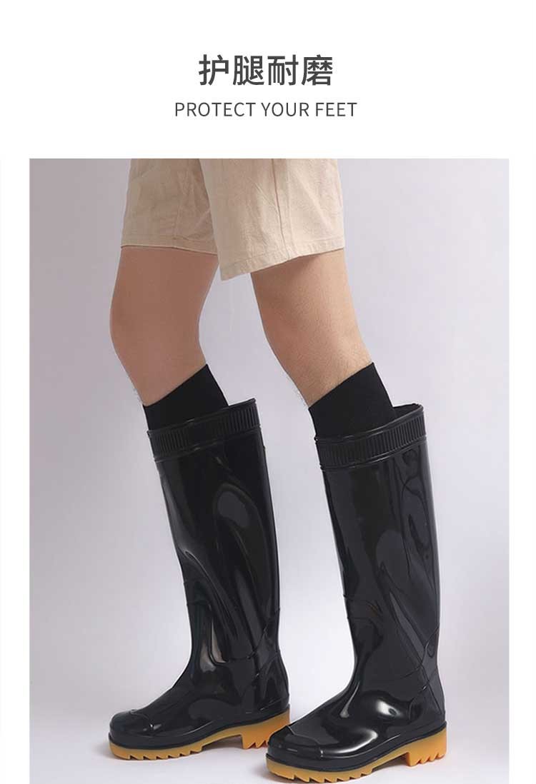 袜子男大码下田袜子男插秧袜女秋袜水田种田上工束裤上山免绑腿插田大