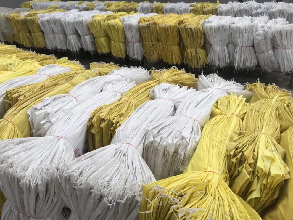 尿素袋子黄色编织袋蛇皮袋50公斤加厚稻谷玉米袋粮食袋农用袋 黄色