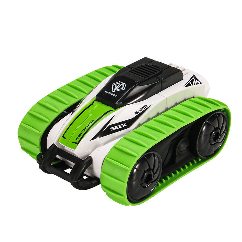 儿童遥控四驱车新款履带式战车可漂移耐摔充电汽车礼物男孩玩具遥控