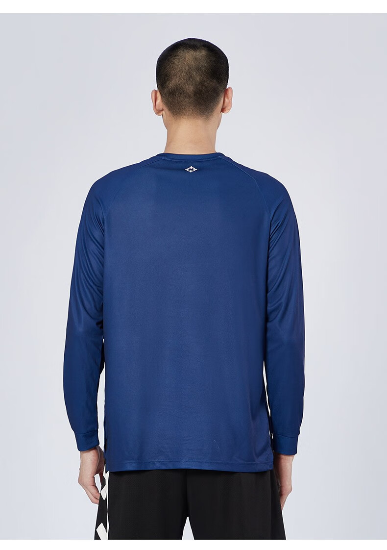 准者(rigorer)长袖t恤新款篮球运动休闲跑步投篮服男士圆领打底跑篮