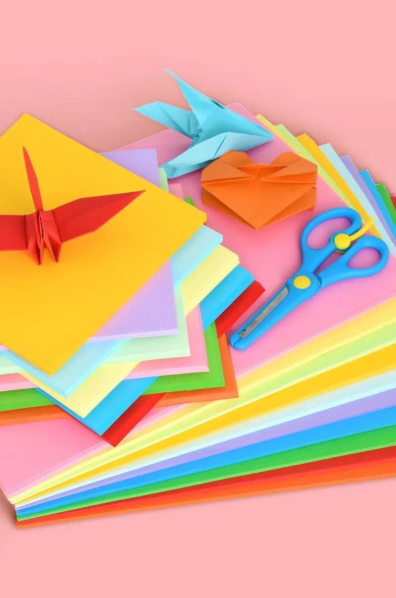 【精选品质】a4折纸专用纸手工纸正方形彩纸幼儿园小学生剪纸diy美术