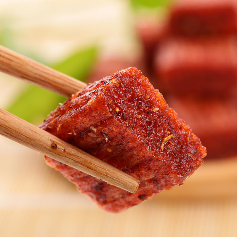 素笨牛肉辣条大刀肉独立包装8090儿时怀旧零食麻辣网红小面筋228克素