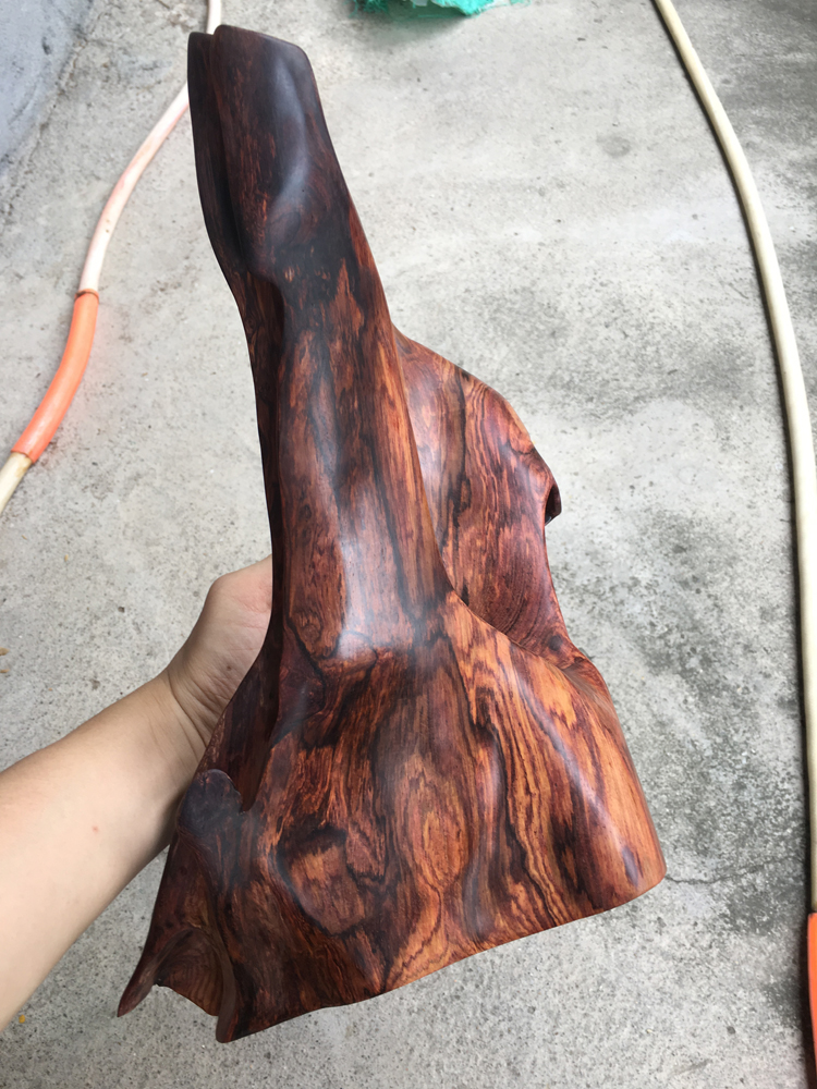 海南黄花梨木料老料善上品海南木料老料原木摆件高油高密度紫油梨