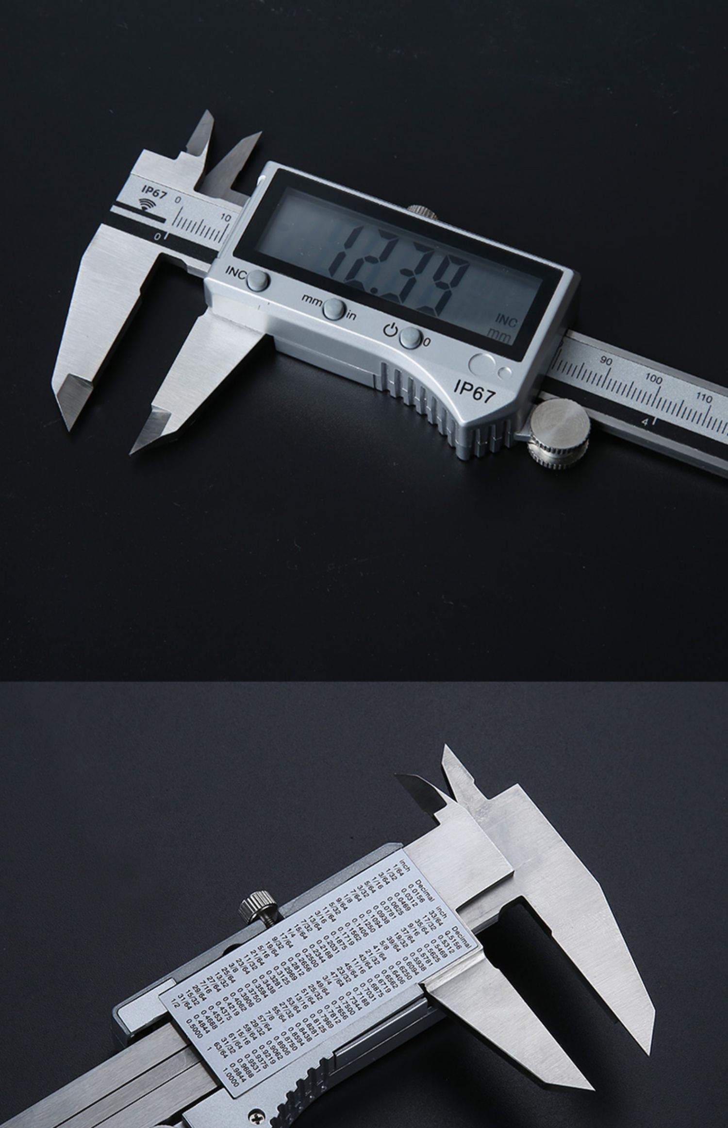 高精度电子数显卡尺ip67蓝牙水游标卡尺0150200300mm0150mmabs原点款