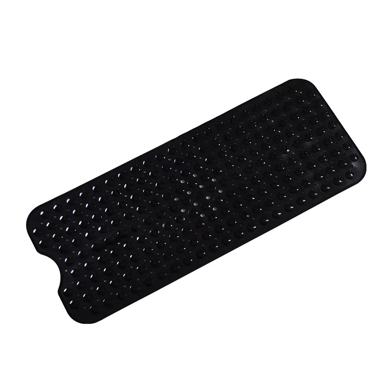 浴缸防滑垫淋浴房浴室卫生间带吸盘塑料垫子长条汽泡透明地垫1米实