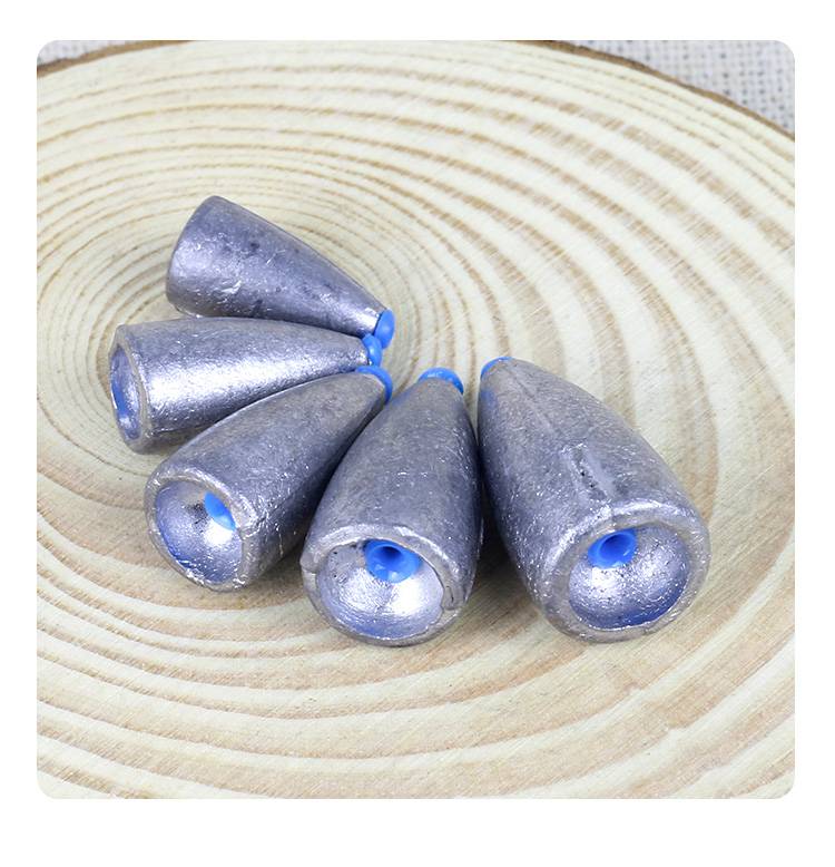 铅坠 路亚子弹铅坠空心倒钓铅德州卡罗钓组专用远投防挂底钓鱼通心坠