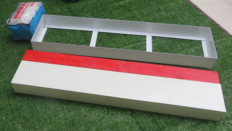 田径比赛三级跳远松木沙坑起跳板橡皮泥起跳板助跳踏板体育用品标铅球