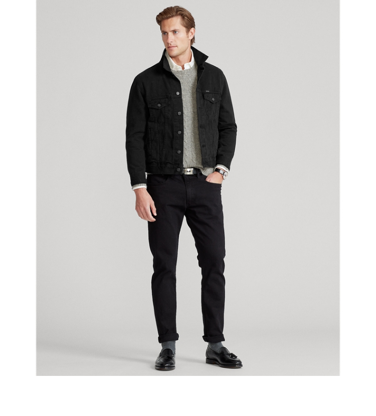 ralph lauren/拉夫劳伦男装 21秋染色牛仔布卡车司机