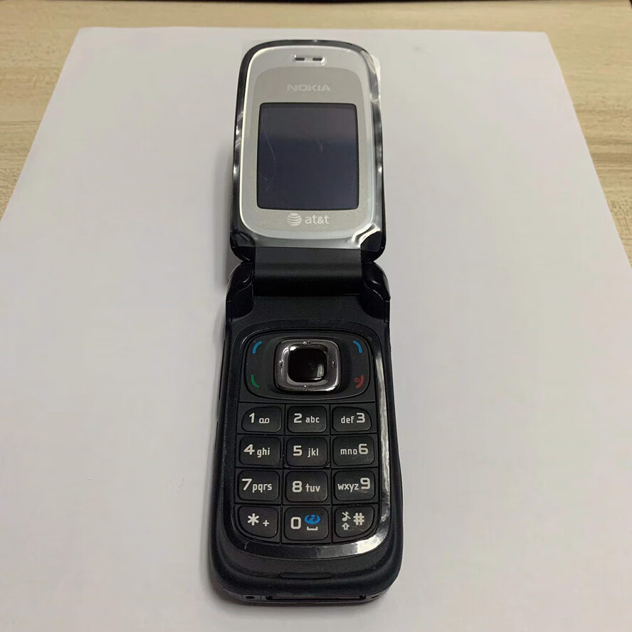 诺基亚(nokia)6085 gsm 2g非智能机双屏翻盖按键手机移动老人手机