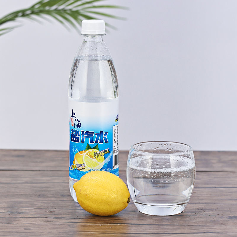 上海风味盐汽水整箱24瓶大瓶装柠檬口味碳酸饮料新货 柠檬味24瓶x600