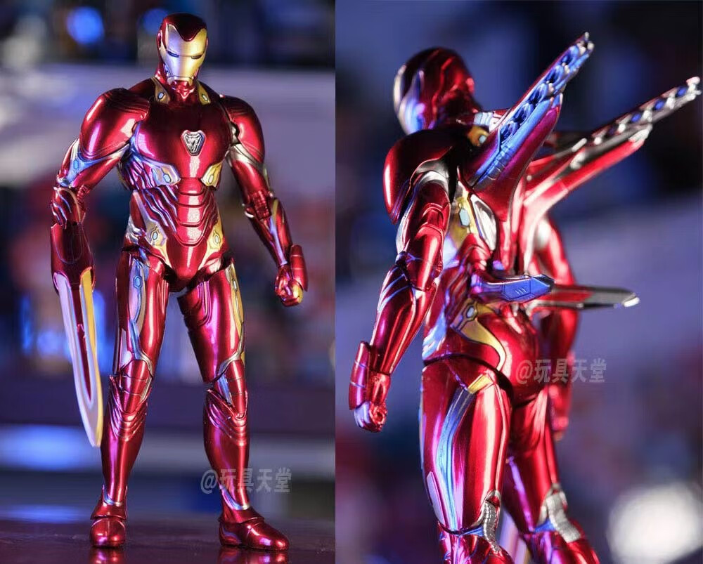 钢铁侠mk85手办复仇者联盟摆件钢铁侠mk50模型摆件6人偶85复仇者联盟3