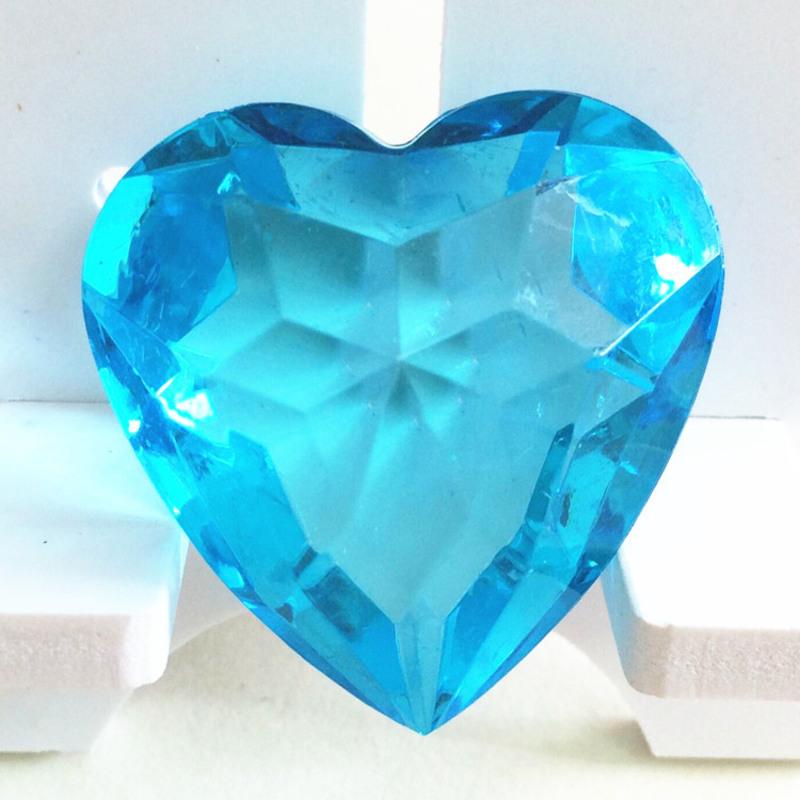 泉芝透明亚克力仿真儿童无孔爱心宝石玩具哄小孩惊喜宝贝奖励礼品礼物