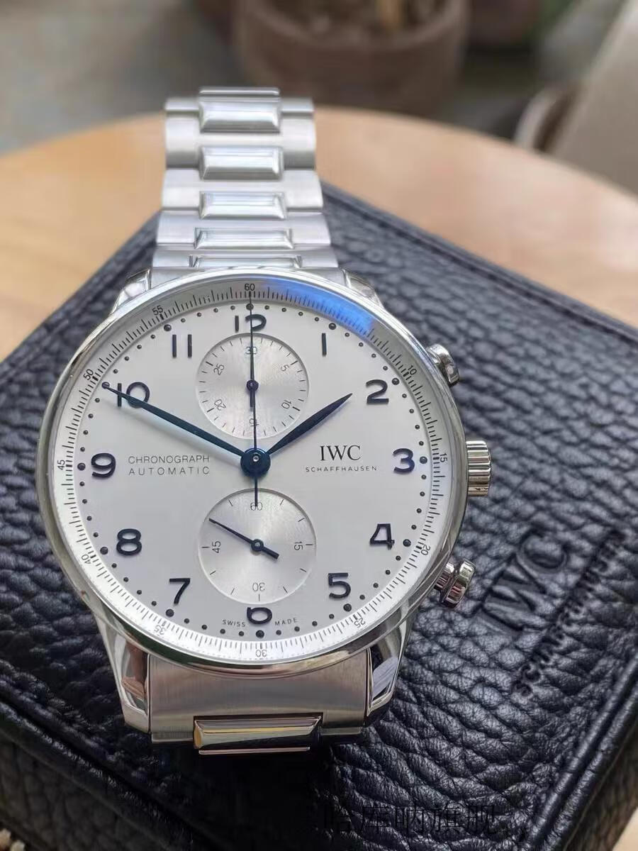 适配万国手表钢表带 iwc万国葡计表带钢带葡萄牙系列iw358312 iw