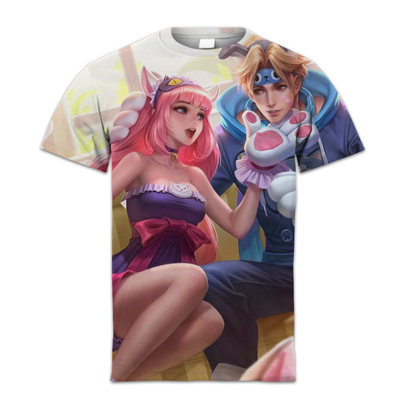 王者荣耀t恤游戏游英雄夏季短袖元歌中学生青少年个性t恤衫神威马超