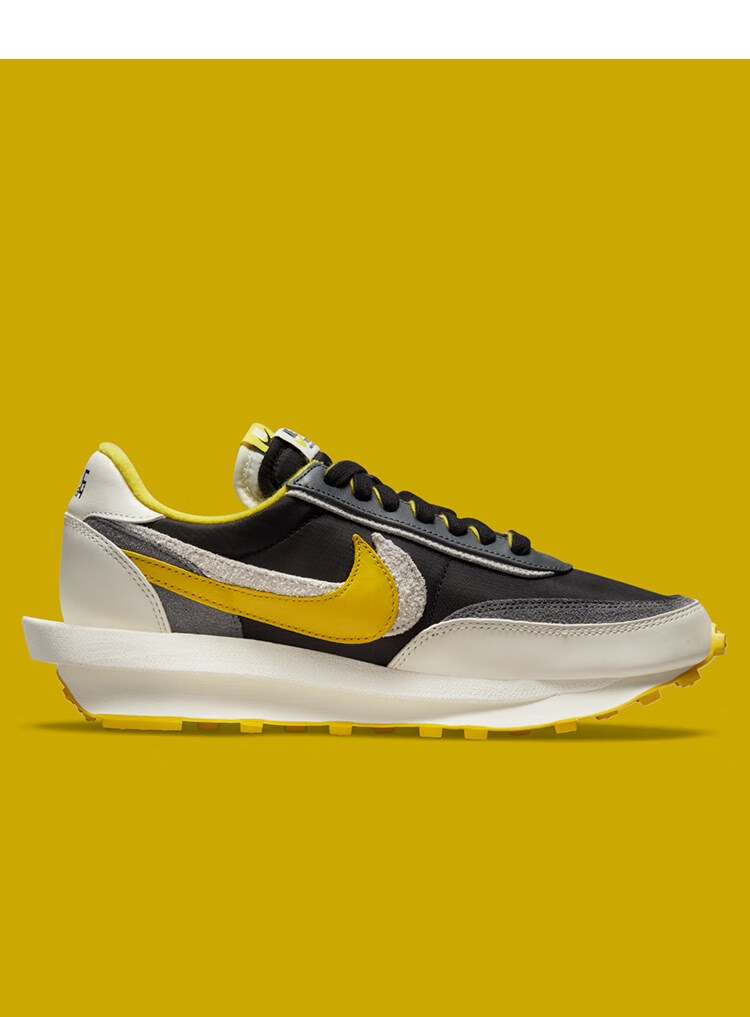 冠希三方联名解构灰白藤原浩闪电男鞋童女鞋跑步鞋 sacai藤原浩黑蓝