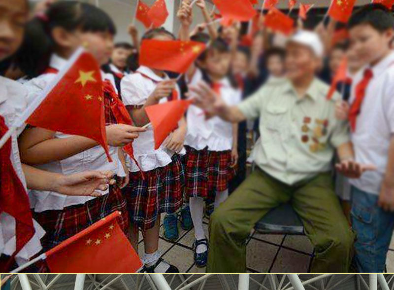 7号8号小党旗手持五星小红旗手摇小手拿党旗中手挥旗 8号手摇党旗(带