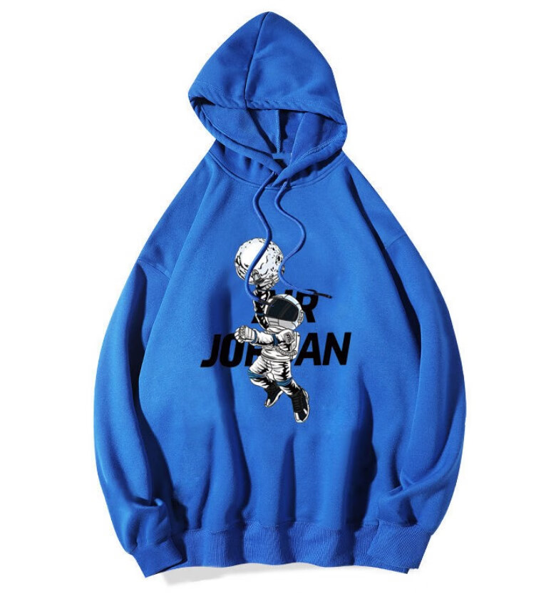 nasa宇航员卫衣长袖 nasa宇航员长袖卫衣男春秋款连帽ins潮慵懒风薄款