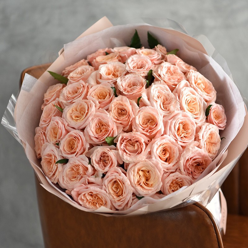 浪漫季节鲜花同城配送进口厄瓜多尔玫瑰高端定制花束生日祝福表白送