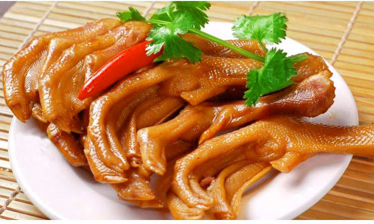 味芝元香辣卤鸭掌鸭爪32克40包/4包湖南特产即食超辣休闲零食小吃 香