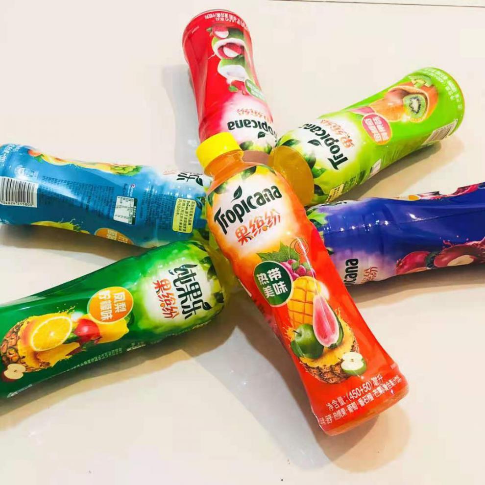 纯果乐果缤纷500ml15整件果汁饮料热带水果饮料蓝莓凤梨樱桃苏伯热带