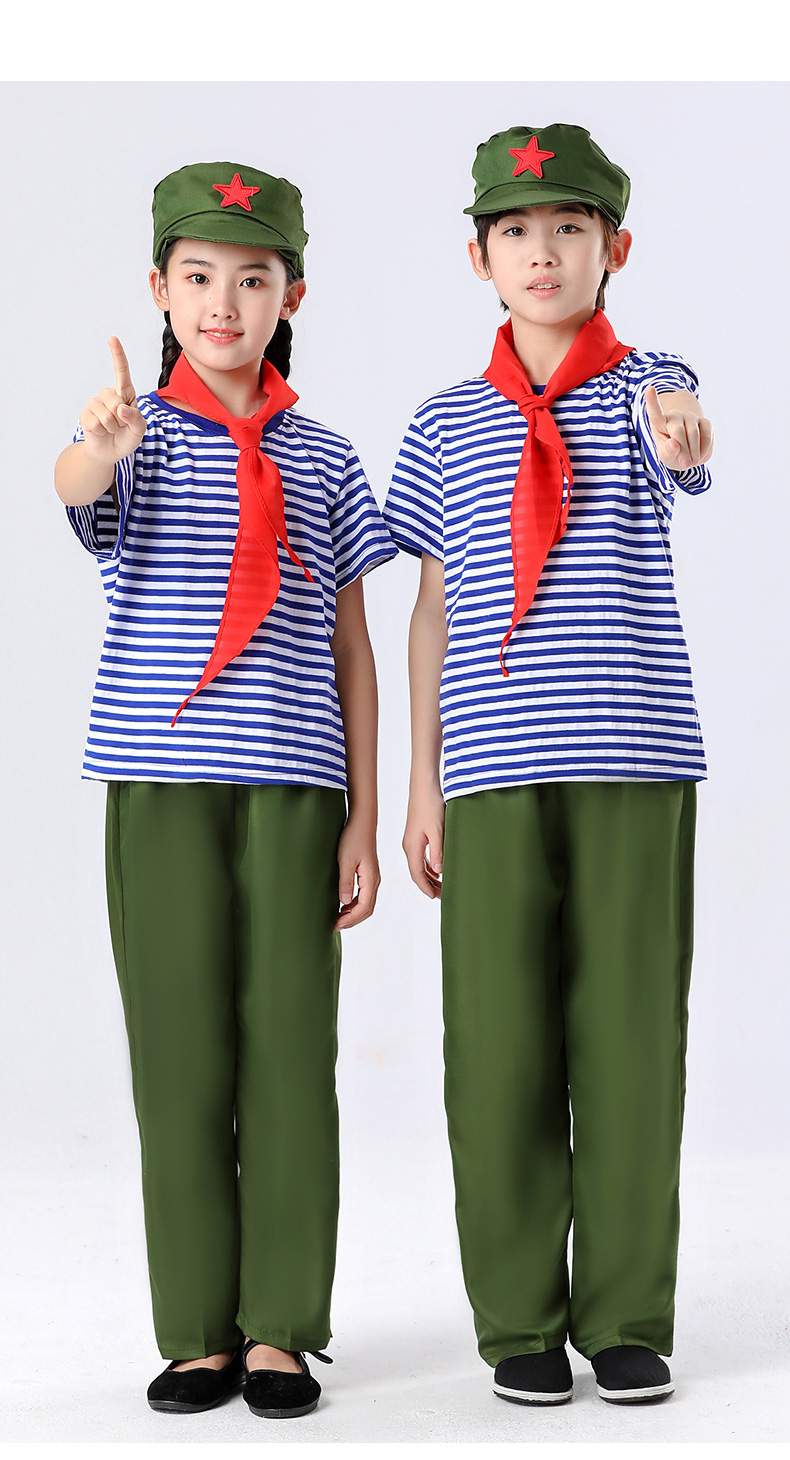 海魂衫短袖 裤子 帽子 红领巾 100【图片 价格 品牌 报价】-京东