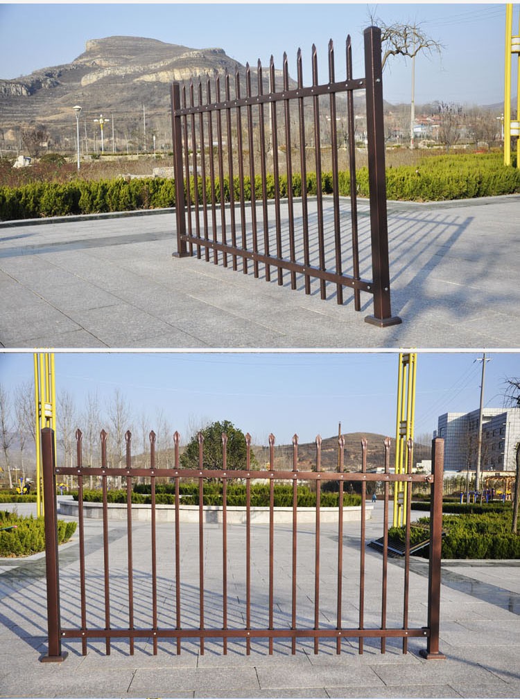 铁艺锌钢护栏别墅花园小区护栏栅栏护栏杆绿化庭院围栏院墙 1米高长一