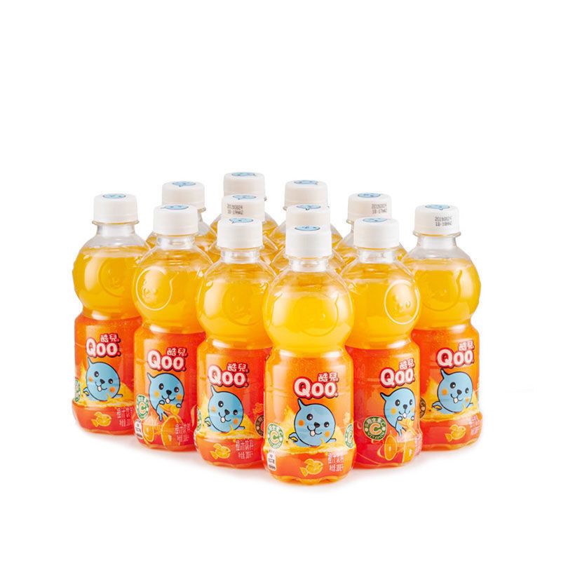 果粒橙酷儿橙汁300ml*6/12瓶小瓶橙味果味饮料整箱批发 汁汁桃桃300ml