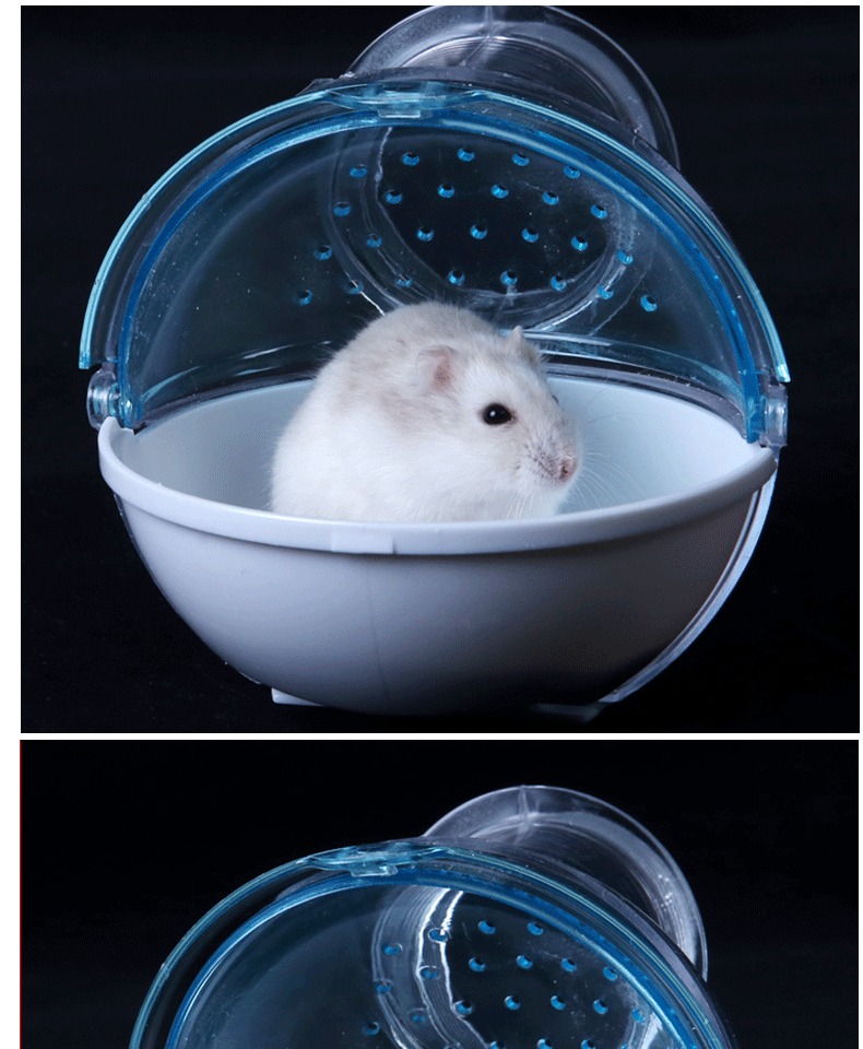 亚克力笼用仓鼠外接浴室丝熊浴房洗澡沙浴沙小仓鼠厕所洗澡用品外接浴