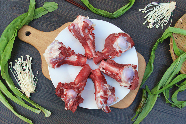 羊棒骨山羊骨头 羊腿骨 羊筒骨羊大骨带骨髓放养山羊 6斤