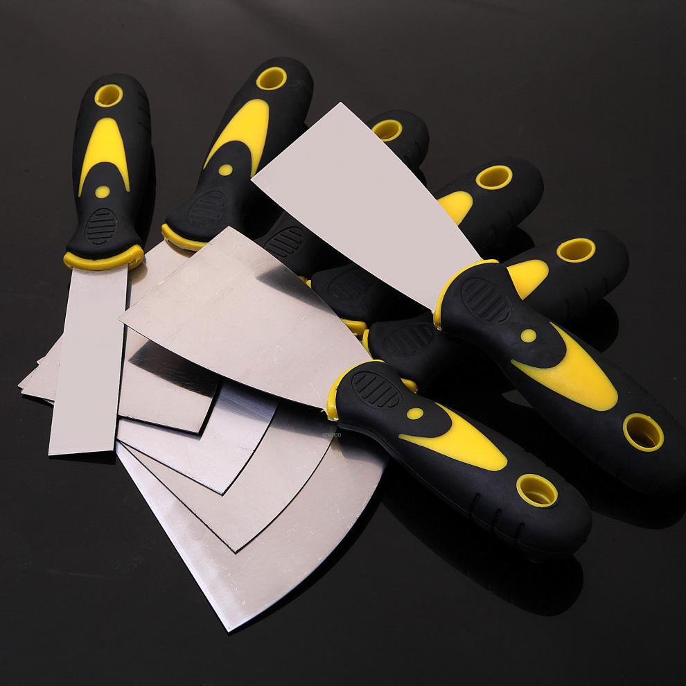 厂家直销加厚油灰刀刮灰刀铲刀清洁刀刮刀抹灰刀铲墙刀腻子刀 3寸油灰