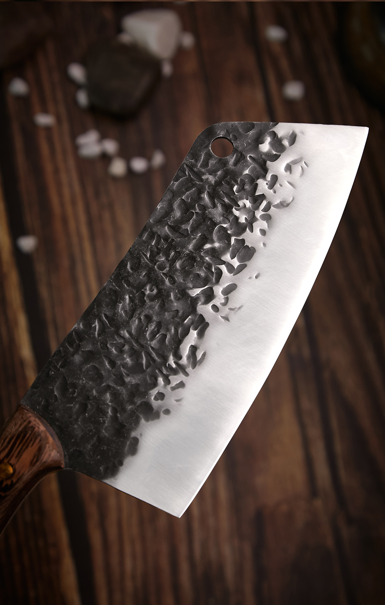 楚家刀菜刀家用切肉切片刀女士刀免磨菜刀小巧轻便厨房刀具超快锋利