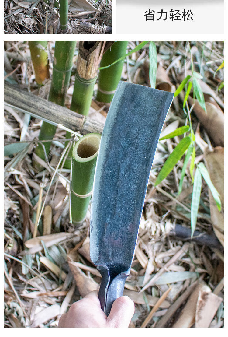 挽刻柴刀户外砍柴刀一体砍树柴刀锰钢锻打多用老式开山农村砍柴刀破柴