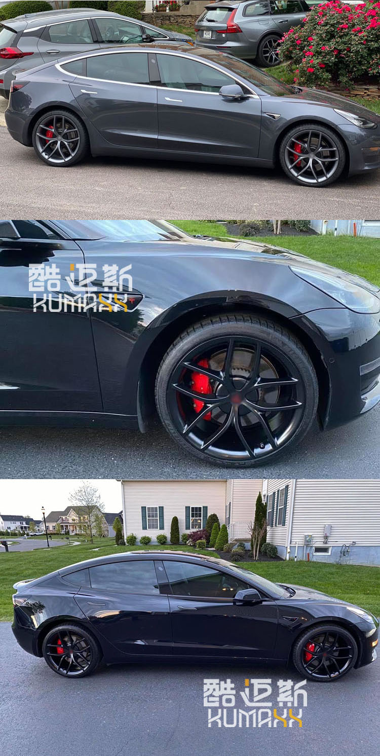 万吨锻造轮毂适用于特斯拉model3modelxmodels轻量化零重力竞速modely