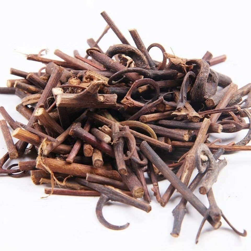 钩藤茶新货中药材野生钩藤片粉双钩丁根泡脚100克500克 100克【图片