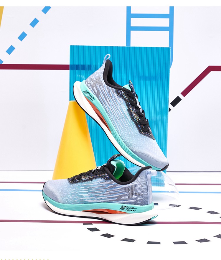 騛速20科技特步男鞋2021秋季新款跑步鞋商场同款轻便运动鞋男士网面