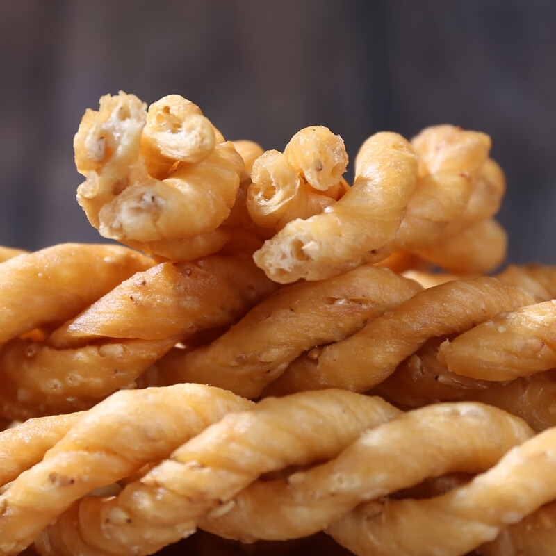 河南商丘豫东特产民权贡麻花咸香味礼盒装 70g*10袋咸香味礼盒装