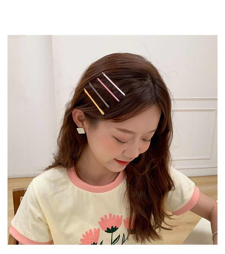 弥俏侧边发夹一字夹女成人后脑勺碎发卡子头饰少女网红刘海夹子学生4