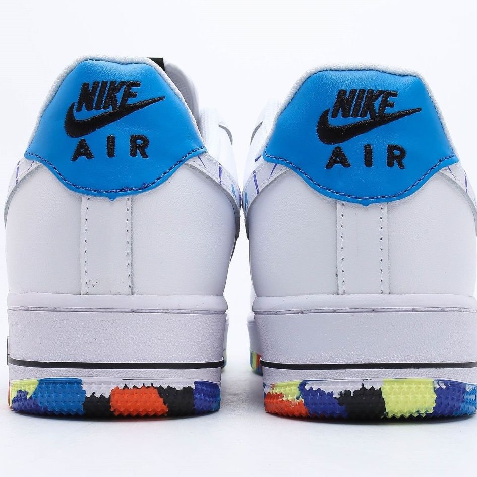 【官方自营特价捡漏】aj1纯原low迷彩涂鸦拼色空军一号低帮男女休闲