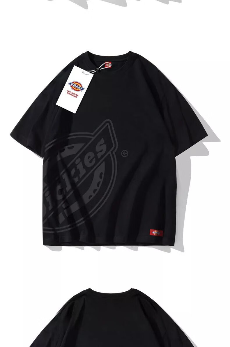 官方旗舰迪克年夏季经典印花短袖男圆领美潮t恤女宽松情侣装纯棉半袖