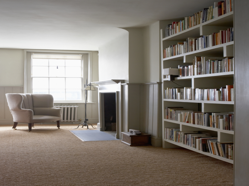 直播间背景墙直播背景布主播视频3d立体书房网红室内简约拍照背景墙