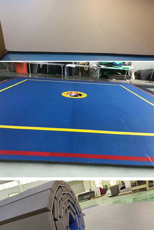 武术地垫格斗卷垫拳击摔跤武术散打训练垫搏击柔术柔道垫子跆拳道地垫