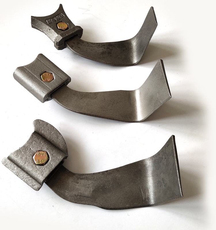 七字刀耕耘刀旱地松土机犁刀旋耕机刀片245型7字刀245型小七字刀60片