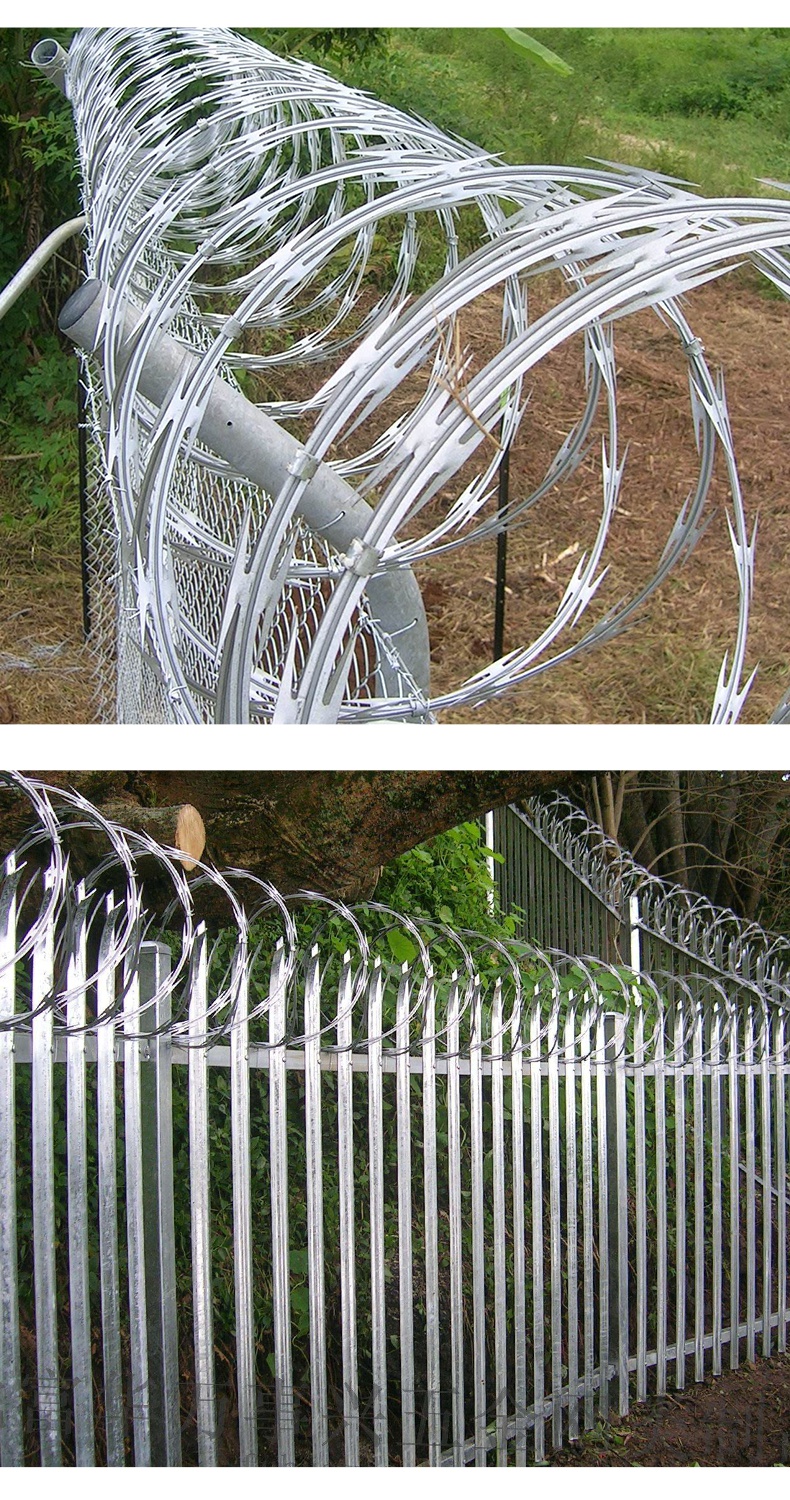 防锈刀片刺绳防盗刀刺网镀锌刺丝滚笼围墙防爬刺铁丝网围栏铁刺网热度