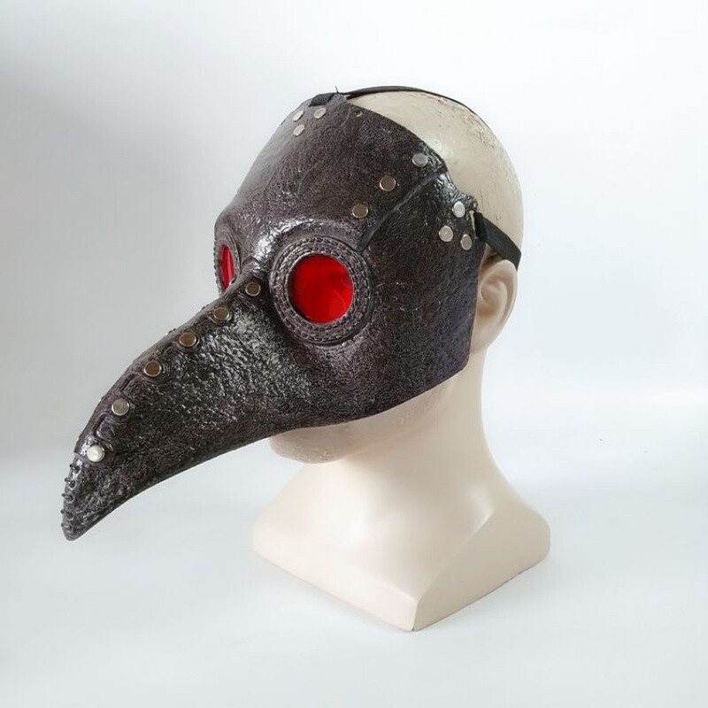 搞怪头套青少年版 鸟嘴面具游戏动漫人物头套乳胶长男女蒸汽朋克