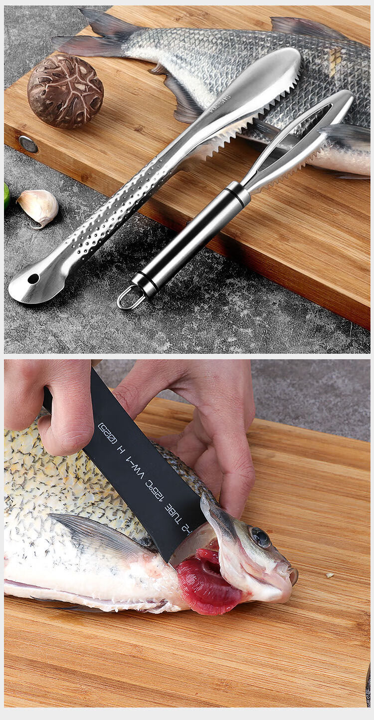 【网红款】刮鱼鳞神器鱼鳞刨家用杀鱼刀去鱼鳞工具刷子打磷手动削鱼洗