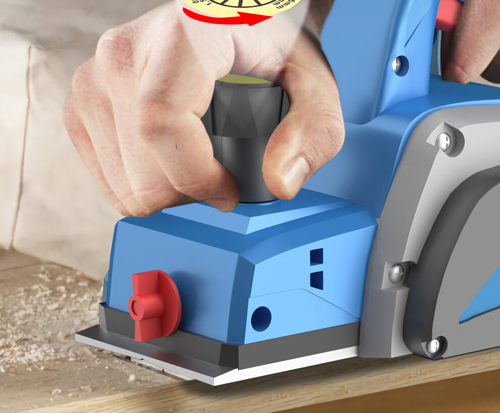 德国ronix手提电刨木工工具电刨子家用小型木工刨电动刨木机手电刨